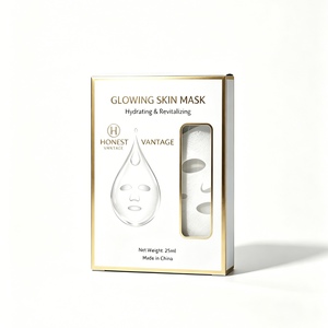 Boîte d'emballage pour masque facial personnalisable en matériaux recyclés avec doublure en éponge, fermeture magnétique, finition brillante/mate, revêtement UV - Product Image 4