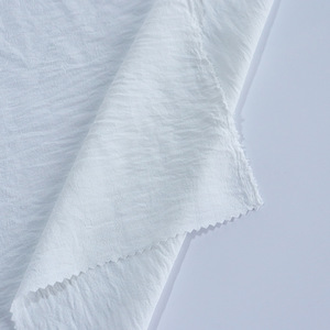 Tela Crepé Transpirable Tipo Algodón para Confección de Camisas de Mujer, Textil Clásico Elástico con Textura Plisada Lavada - Product Image 5