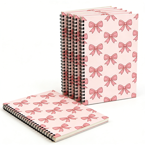 Cuaderno Espiral Personalizado al por Mayor de Fábrica, Tapa Dura, Material de Oficina y Escolar con Impresión de Logotipo, Bloc de Notas para Diarios, Planes de Oficina, Regalos - Product Image 1
