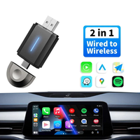 Adaptateur sans fil 2-en-1 Phoebus Link Mini CarPlay & Android Auto avec USB Type-C, garantie 1 an pour véhicules universels