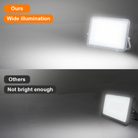 KCD-Projecteur de puissance de réglage de température de couleur étanche LED 50w 100w 200w 400w 800w Projecteur d'extérieur