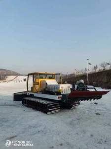 آلة تهذيب الثلوج ونفخها وكنسها بطول 3.5 متر تعمل بالمحرك وذات جنزير، مع ضمان لمدة عام لتشكيل منحدرات منتجعات التزلج - Product Image 4