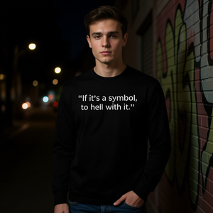 Camiseta de Manga Larga con Símbolo del Infierno y Categoría Promocional de Tendencias si es un Símbolo - Product Image 3