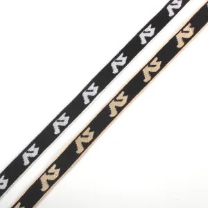 Wholesale High Quality Elastic Shoulder Straps Shiny Edge Shining Elastic Fold Over Elastic For Garment