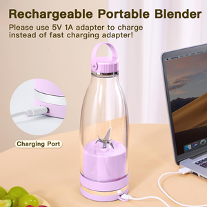 Mini mixeur portable multifonction rechargeable pour jus, idéal pour les dortoirs et le bureau – Meilleure vente - Product Image 2