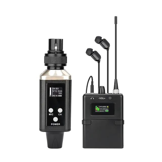 Wireless In-Ear Monitor System Portable Li-on Rechargeable For Audio Professional Stage Monitoring