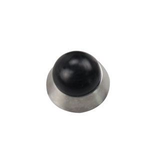 Topes de puerta anticolisión redondos de estilo moderno Montaje en pared Tope de puerta de acero inoxidable con goma - Product Image 3