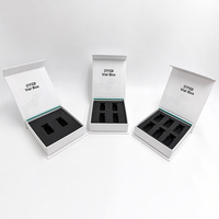 Boîtes d'emballage personnalisées pour peptides, matériaux en carton, fermeture magnétique, boîte pour flacon de peptides, insert en EVA, emballage 3ml/10ml