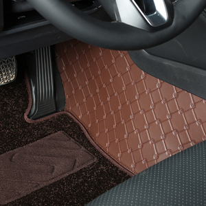 Alfombrilla de lujo para suelo <span class=keywords><strong>Interior</strong></span> de coche de cuero envolvente completo OEM y ODM diseño exclusivo para Toyota para Camry Asia Dragon para Corolla - Product Image 5