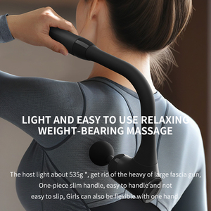 Pistolet de massage musculaire détachable pour tissus profonds avec poignée d'extension, masseur dorsal et cervical pour soulager la douleur, marteau de massage portatif JA-G5 détachable - Product Image 2