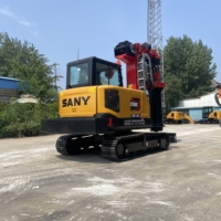 Mini-foreuse rotative YAHE DR-60, profondeur 13m, machine de fondation pour micropiles, moteur Wechai haute efficacité, entièrement équipée