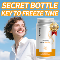 Suplemento Dietético OEM NAD+ 18000mg 60 Cápsulas, Antioxidante, Sin Cafeína, para Adultos, Control de Energía
