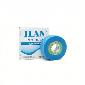 Ruban de gaze Ilan 1 cm 35 Y bleu à usage médical - Product Image 2