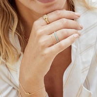 Milskye — bague turquoise en argent sterling, bijoux de luxe pour femmes, nouvelle collection