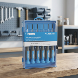 Juego de Destornilladores Torx de Precisión FERVI, Multitamaño, Personalizado, Compatible con OEM, Mango de Acero con Acabado Cromado, Ligero, 0.23 kg - Product Image 3