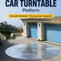 Plateforme tournante électrique personnalisée pour extérieur, idéale pour abris de voiture et parkings étroits