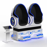 Chaise d'oeufs de VR appropriée au simulateur de réalité virtuelle DeePoon E4 DPVR vente en gros machine d'intérieur de jeu de cinéma de 9D VR