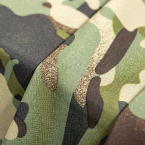 RTS 94 폴리에스터 6 스판덱스 니트 그린 CP 디지털 인쇄 위장 캐주얼 원단 아이스 슬리브 용 - Product Image 4