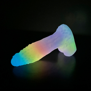 Diseño <span class=keywords><strong>Dilo</strong></span> Thrust gran tapón Anal luminoso suave líquido silicona juguetes sexuales para Mujeres Hombres masaje masturbación juguete para adultos - Product Image 5