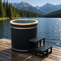 Baignoire à glace autonome HI-Q 220v 110v avec refroidisseur et filtre pour centres de récupération professionnels