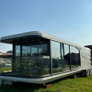 Villa préfabriquée portable en forme de capsule spatiale pour locations, stations touristiques, vacances, cuisine, salle de bain, salon, magasin, étanches - Product Image 2