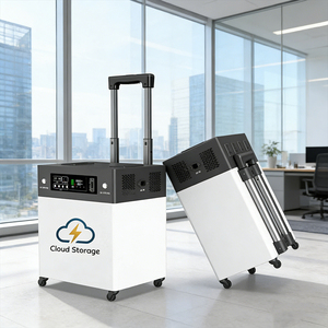 Paquete de Baterías de Iones de Litio LiFePO4 Personalizado, Generador <span class=keywords><strong>Solar</strong></span> Portátil Silencioso de Onda Sinusoidal Pura con MPPT para Acampar al Aire Libre - Product Image 3