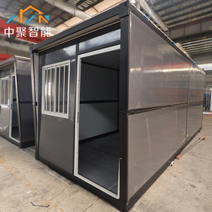 Maison pliable 20 pieds abordable de fabrication chinoise, installation facile, faible coût de transport maritime pour bureau commercial temporaire - Product Image 5