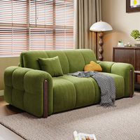 Canapé-lit électrique inclinable Runwood, convertible, en tissu, pliable, avec rangement et télécommande, pour salon
