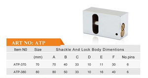 高セキュリティ盗難防止ステンレス鋼南京錠、硬化ソリッドスチールチェーン、磨き仕上げ、鍵で開錠、防水機能付き - Product Image 3