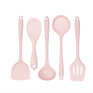 Accessoires <span class=keywords><strong>de</strong></span> cuisine en silicone, ensemble <span class=keywords><strong>de</strong></span> cinq ustensiles avec des propriétés résistantes à la chaleur et antiadhésives - Product Image 4