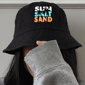 Casquette de pêcheur en coton vintage lavé sur mesure, style rétro, imprimée, pour hommes et femmes, avec logo de créateur, vente chaude - Product Image 2