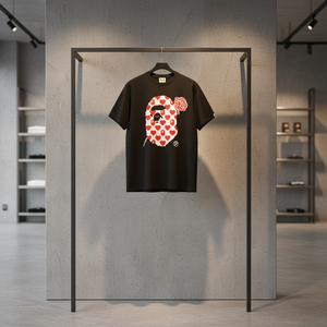 2026 11 Versione Alta Qualità Disponibile Maglietta con Stampa Lettering Bathing Ape, T-shirt Bapees di Design alla Moda, Maglietta Bapees Stampata Trendy da Uomo28 - Product Image 1