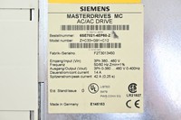 Variador de Frecuencia 6SE7021-4EP50-Z Z-C33 G91 C12 E.D Masterdrives MC para Control de Velocidad en Líneas de Producción