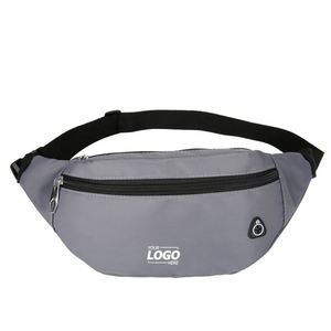 Sac banane bandoulière personnalisé avec sangle réglable pour hommes et femmes - Sac de taille idéal pour les voyages, la course à pied et la randonnée - Product Image 1