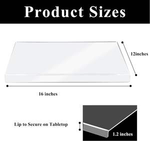 Planche à découper en acrylique antidérapante de 1,5 cm, écologique, grand format, avec rebord, pour cuisine, logo personnalisé, compatible lave-vaisselle, faible MOQ, Yuou - Product Image 2