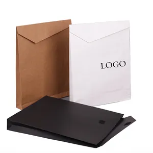 Venda quente Kraft Corrugado Papel Reciclado Envio Embalagem Vestuário Mailer Courier Envelope Bag para Pequenas Empresas