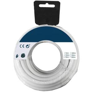 Avvolgitubo tubolare H05VV-F 2 x 1,00 mm bianco, 25 m, ideale per connessioni elettriche e uso interno. - Product Image 1