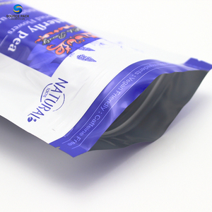 Nhà máy trực tiếp không thấm nước Trắng Đỏ Xanh đơn giản Thiết kế thực phẩm lưu trữ đứng lên dây kéo túi nhựa - Product Image 3