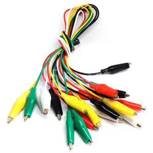 Clipes de jacaré elétrico, clipes de crocodilo de duas pontas, clipe de teste de fio de ligação para diy com 10 peças - Product Image 5