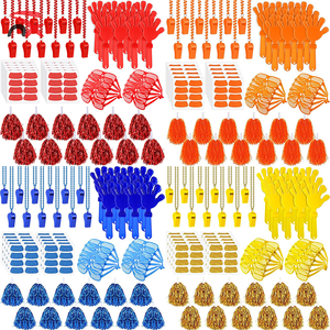Wholesale Custom Colorful Cheer Sports Event Fans Team Spirit Hand Clapper Vuvuzela Pom Poms Trumpet for Promotional Gifts