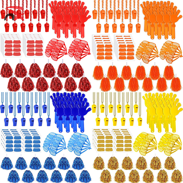 Wholesale Custom Colorful Cheer Sports Event Fans Team Spirit Hand Clapper Vuvuzela Pom Poms Trumpet for Promotional Gifts