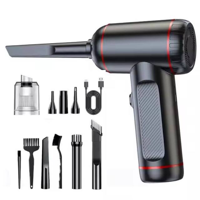 Multifunctional USB Charging Wireless Electric Compressed air duster Vacuum Cleaner 2in1 Portable Mini air duster Vacuum Cleaner
