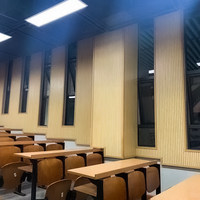 Panneaux acoustiques en PVC écologiques, insonorisants, panneaux d'absorption acoustique, panneaux muraux, 210 panneaux de décoration murale pour plafond, salles de musique