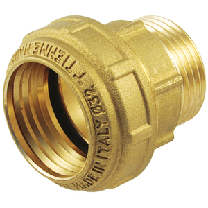 ข้อต่อตรงสำหรับผู้ชาย PN 25 COBRARING-25 x 3/4เทคนิคการตี BSPP เรียบสำหรับของเหลว bsp/nt/bsp หลากหลาย PP PVDF สังกะสีทองแดง - Product Image 2