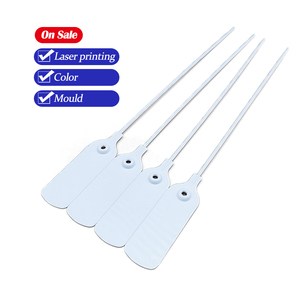 Có thể điều chỉnh tự khóa kéo chặt chẽ thẻ dùng một lần tùy chỉnh Số Mã Vạch Nhựa an ninh con dấu - Product Image 1