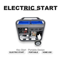 Générateur diesel à châssis ouvert 5kw 8kw 10kw 15kw 20kw 220v 380v Démarrage automatique Portable pour usage domestique