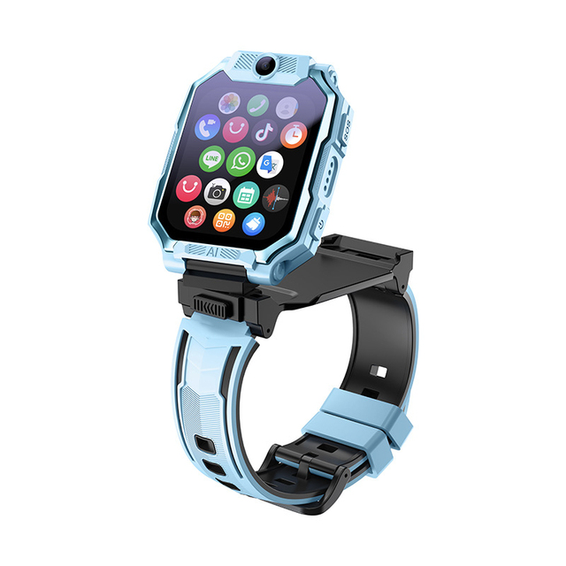 2026 Hot Selling Detachable 4G GPS Android OS Dual Camera Kids Smart Watch for Children Students Safety Tracking and School Gift