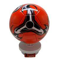 Ballon de football en PVC taille 5, cousu à la machine, 260-280g, avec logo personnalisé, cadeau promotionnel, souvenir d'événement
