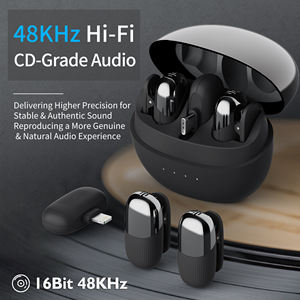 Offres Spéciales 2.4G Microphone Lavalier sans fil à suppression de bruit Portable Mini revers micro sans fil pour entretien de téléphone intelligent <span class=keywords><strong>tik</strong></span> <span class=keywords><strong>tok</strong></span> - Product Image 3