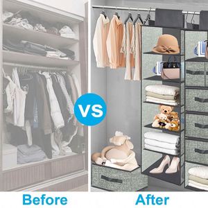 Detachable High Quality Suitable for Multiple Spaces Closet <b>Drawer</b> Organizer with Side Pockets - Product Image 3